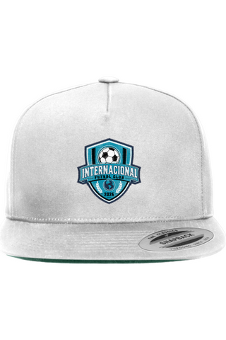Internacional Five-Panel Cotton Twill Snapback Cap