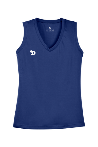 Gridiron Women Sleeveless V-Neck Tee