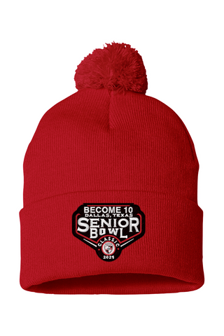 Ronaldinho Senior Bowl Pom-Pom 12" Knit Beanie