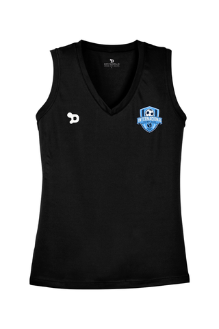 Internacional Ladies Sleeveless PosiCharge Competitor V-Neck Tee