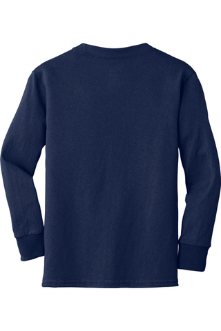 D Crewneck Cotton Long Sleeve Tee