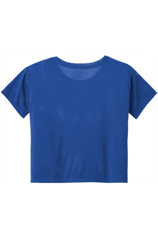 Classic League Ladies PosiCharge® Draft Crop Tee - Lifestyle ROYAL ATHLETIC