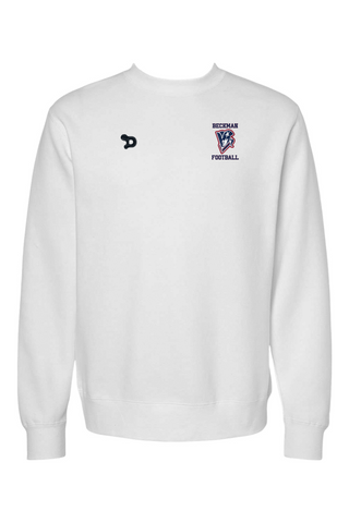 Beckman Football Unisex ReFlex Fleece Crewneck Sweatshirt