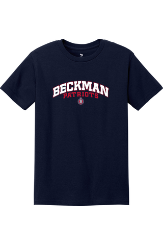 Beckman Patriots Unisex Heavyweight Cotton Tee - Lifestyle Beckman Athletic Edition