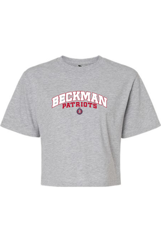 Beckman Patriots Women's Fine Jersey Boxy Tee - Lifestyle Beckman Athletic Edition