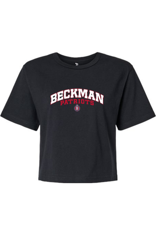 Beckman Patriots Women's Fine Jersey Boxy Tee - Lifestyle Beckman Athletic Edition