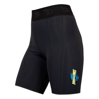 Signature D - AA Compression 3/4 Short NZSR Hurricanes Poua - Womens