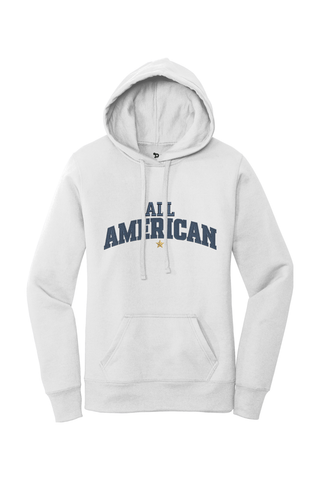 All American Ladies Core Fleece Pullover Hooded Sweatshirt - Lifestyle Beyond The Game