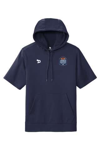 A&D Sport-Wick Fleece Short Sleeve Hooded Pullover