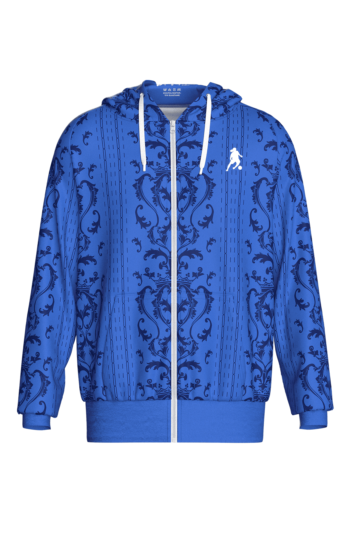 Ronaldinho Bruxo Baroque Zip Hoodie - Men's
