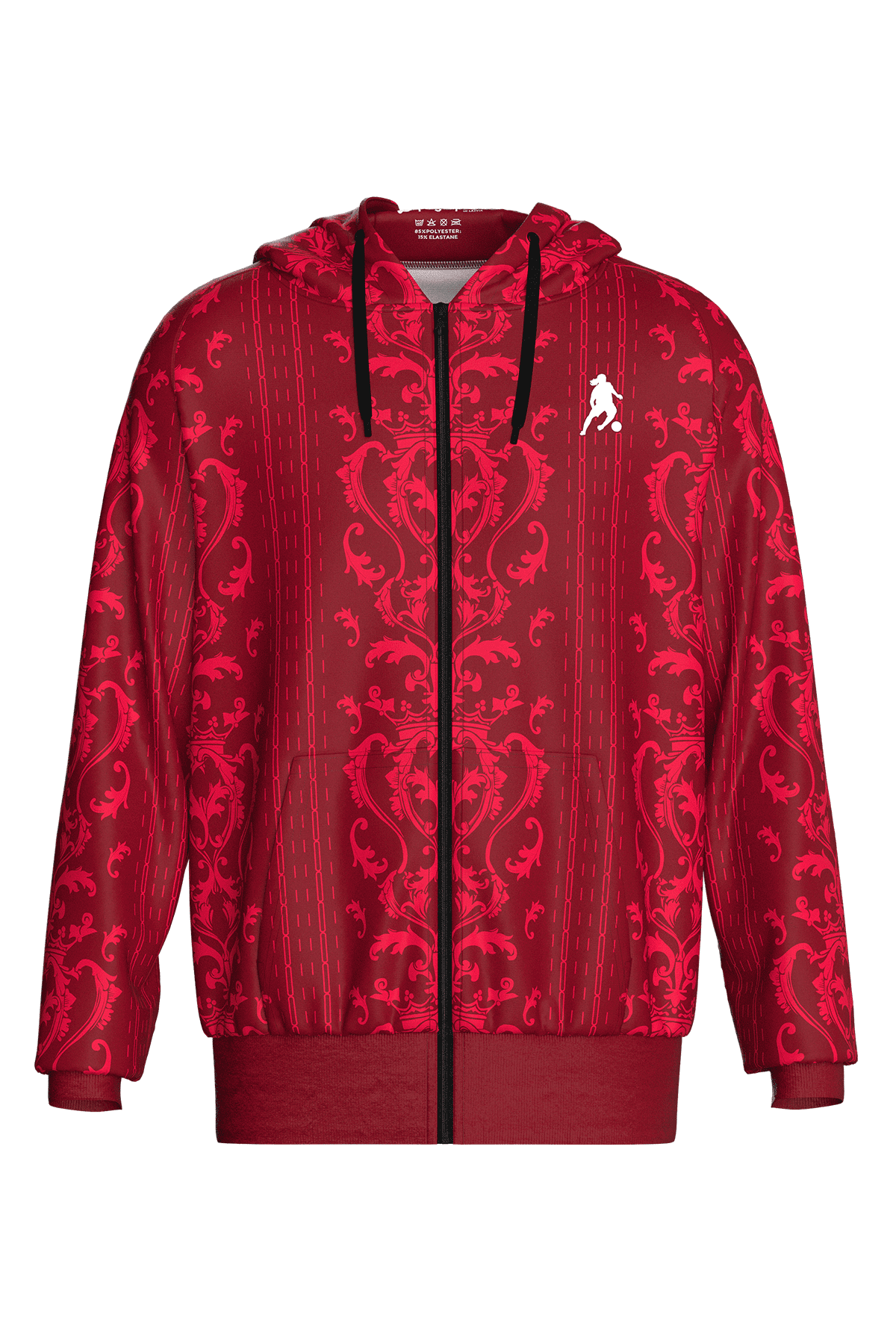 Ronaldinho Bruxo Baroque Zip Hoodie - Men's