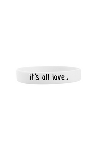 It's All Love Silicone Bracelet
