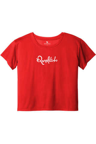 Ronaldinho Bruxo Mesh Crop Tee