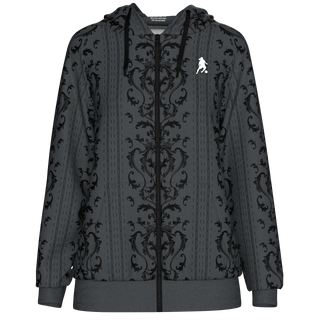 Ronaldinho Bruxo Baroque Zip Hoodie - Women's