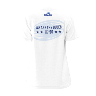 Super Rugby Blues Slogan Tee Womens