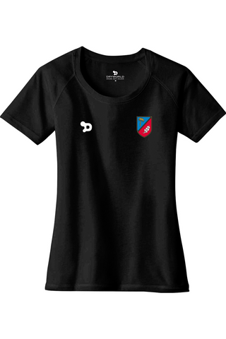 Castaway Wanderers Tri-Blend Wicking Scoop Neck Raglan Tee