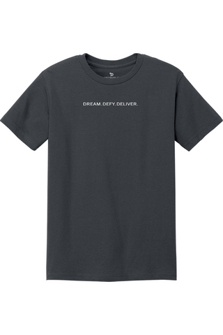 Heavyweight Oversized T-Shirt – Dream. Defy. Deliver.