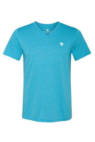 Haute D Essentials - Mens Triblend V-Neck Tee