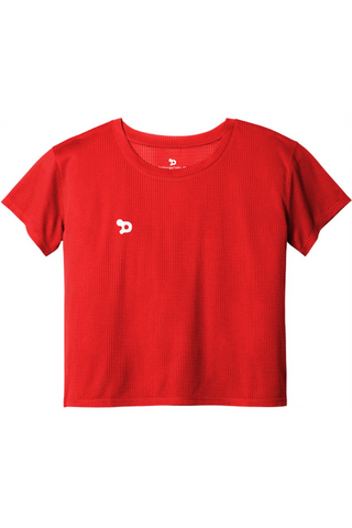 Team D PosiCharge® Draft Crop Tee