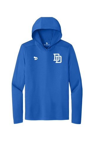 Dulins Dodgers Posi-UV Pro Long Sleeve Hoodie