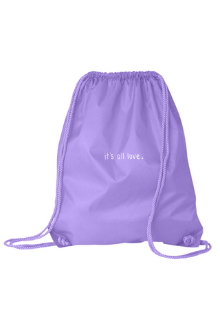 It's All Love Cinch Gym Bag