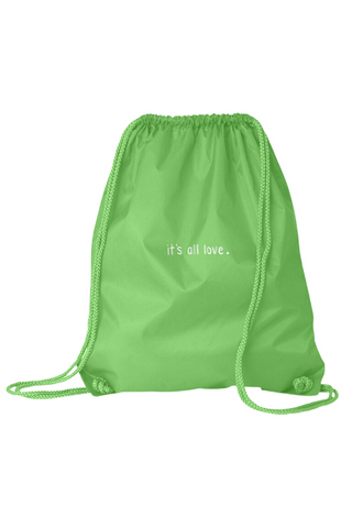 It's All Love Cinch Gym Bag