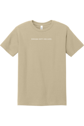 Heavyweight Oversized T-Shirt – Dream. Defy. Deliver.