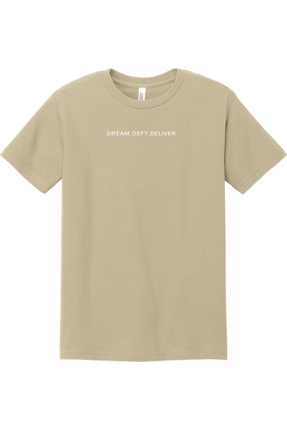 Heavyweight Oversized T-Shirt – Dream. Defy. Deliver.