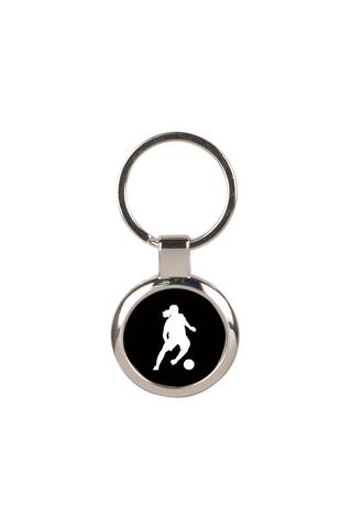 Bruxo 2 1/2" Laserable Round Keychain