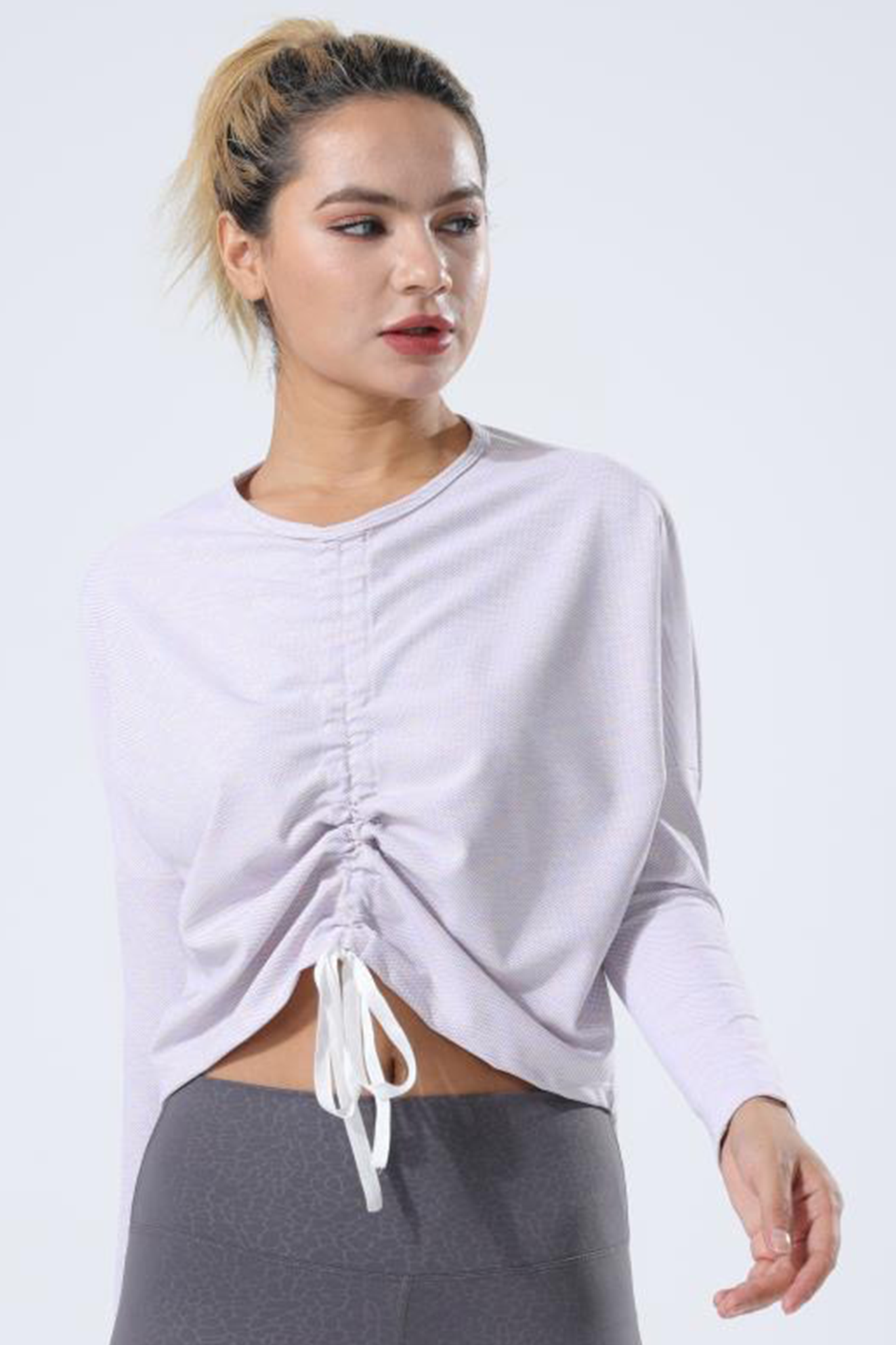 HauteD - DK LS Scrunch Sweatshirt