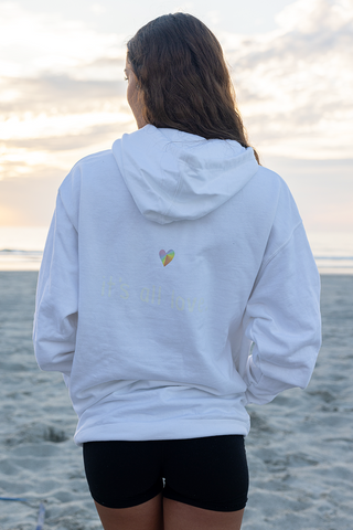 Embrace the Warmth of our “It’s All Love” Hoodie