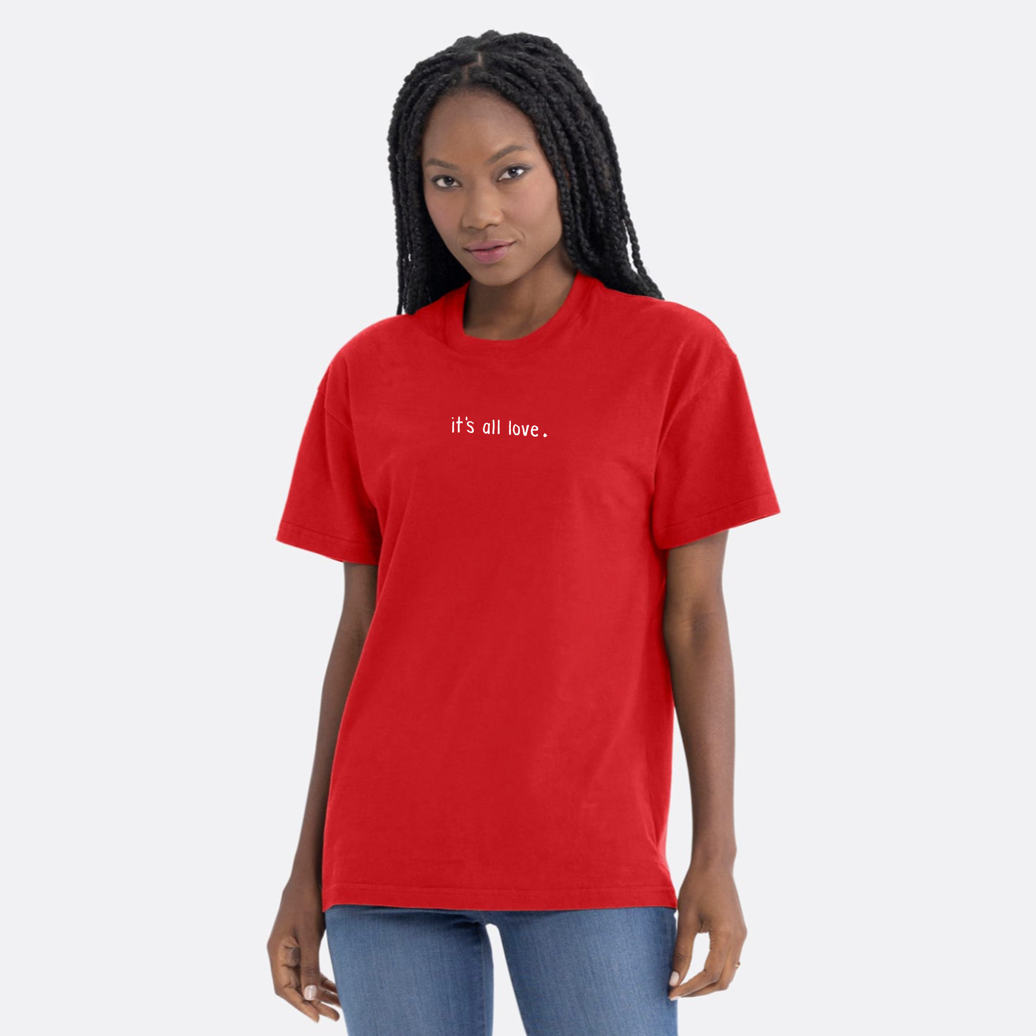 It's All Love Unisex Heavyweight Tee