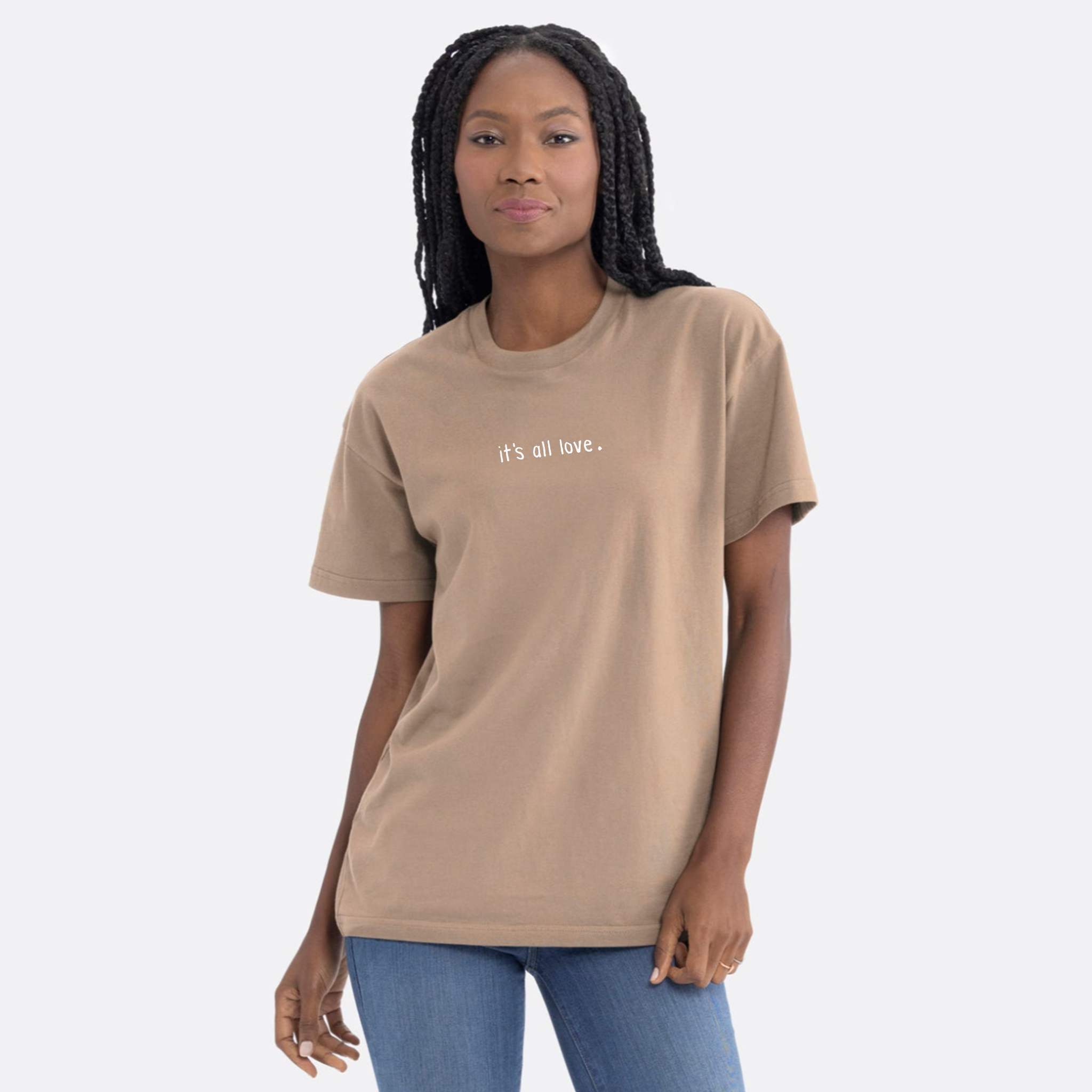 It's All Love Unisex Heavyweight Tee