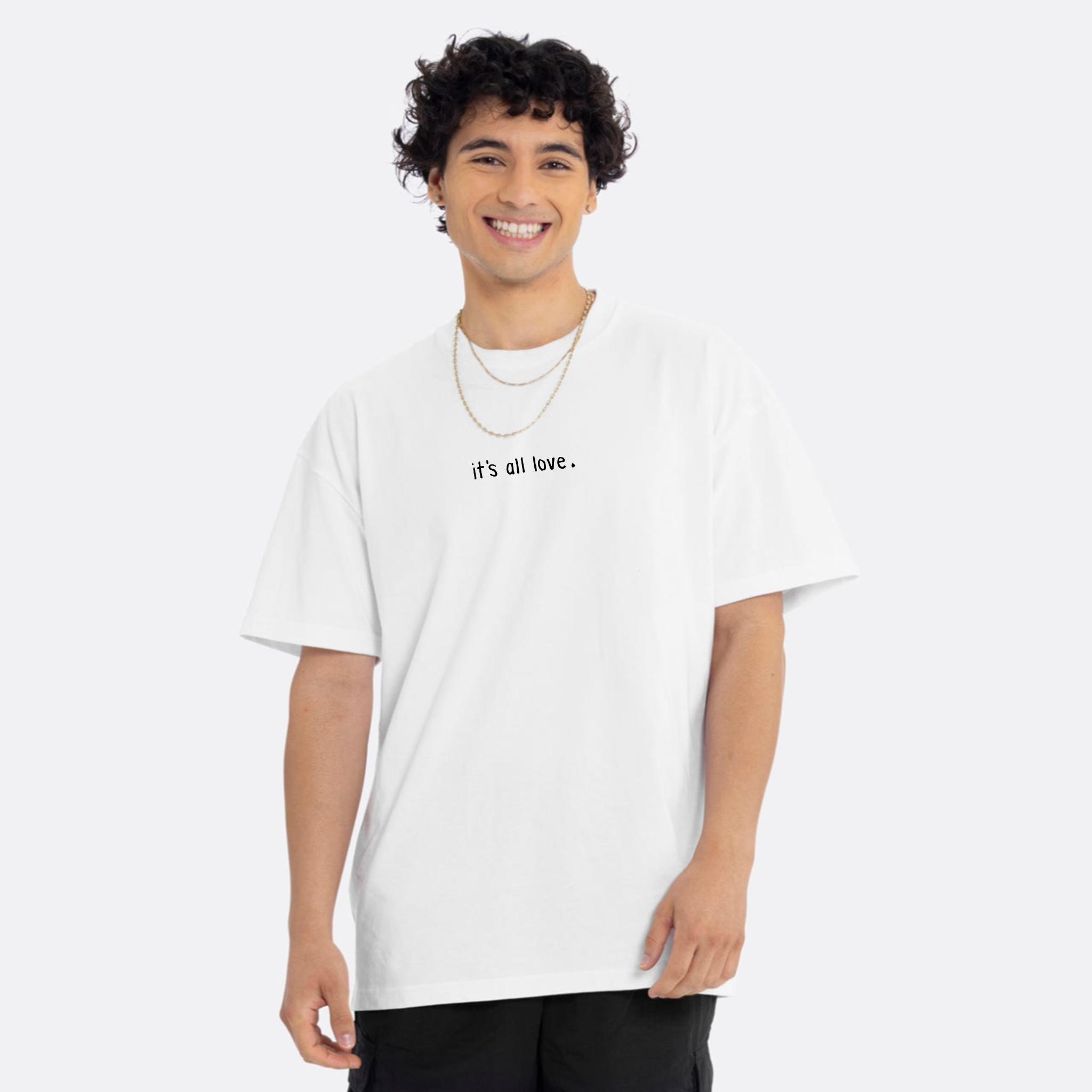 It's All Love Unisex Heavyweight Tee