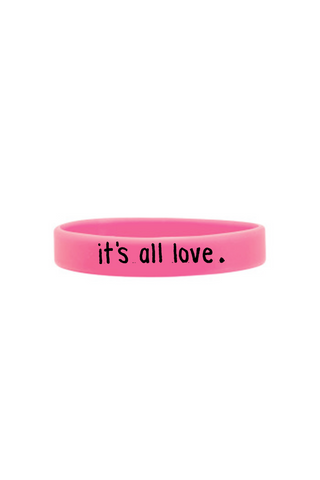 It's All Love Silicone Bracelet