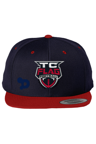TC Flag Flat Bill Snapback Cap