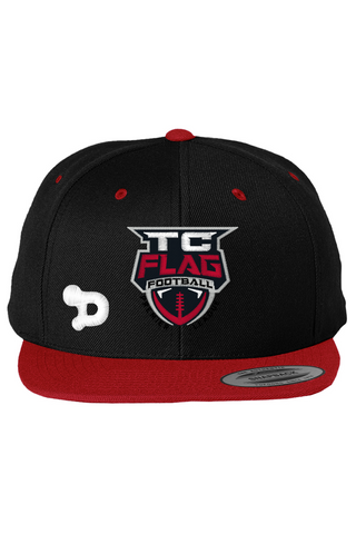 TC Flag Flat Bill Snapback Cap
