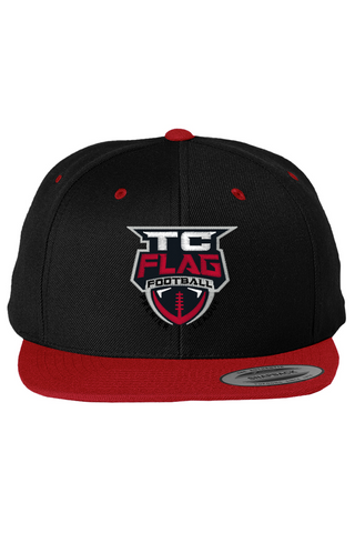 TC Flag Flat Bill Snapback Cap