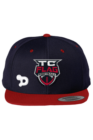 TC Flag Flat Bill Snapback Cap