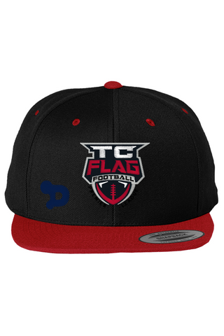 TC Flag Flat Bill Snapback Cap
