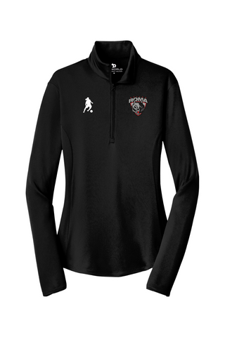 Roma FC 1/4-Zip Pullover Womens