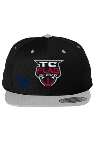 TC Flag Flat Bill Snapback Cap