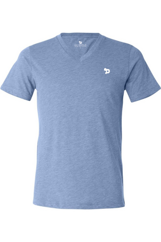 Haute D Essentials - Mens Triblend V-Neck Tee