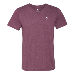 Haute D Essentials - Mens Triblend V-Neck Tee