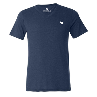 Haute D Essentials - Mens Triblend V-Neck Tee