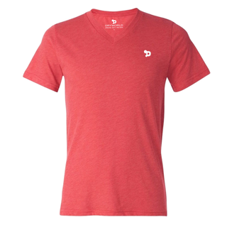 Haute D Essentials - Mens Triblend V-Neck Tee