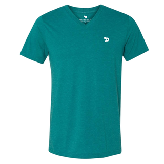 Haute D Essentials - Mens Triblend V-Neck Tee