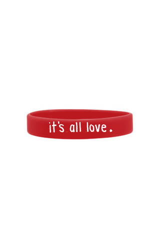 It's All Love Silicone Bracelet
