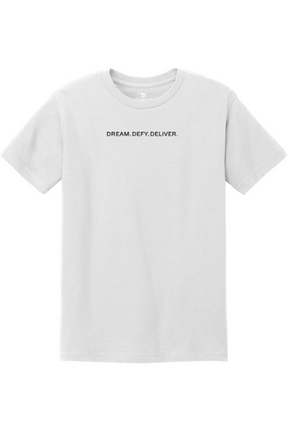 Heavyweight Oversized T-Shirt – Dream. Defy. Deliver.