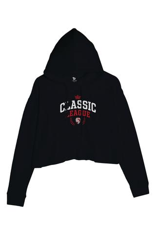 Classic League Ladies' Cropped Fleece Hoodie - Lifestyle ROYAL ATHLETIC